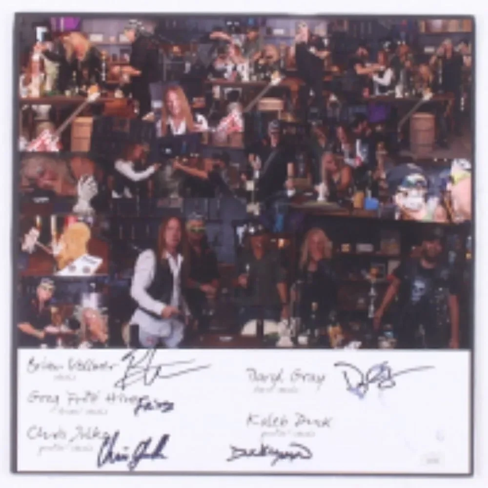 Helix Band-signed Vinyl Record Album (JSA COA)